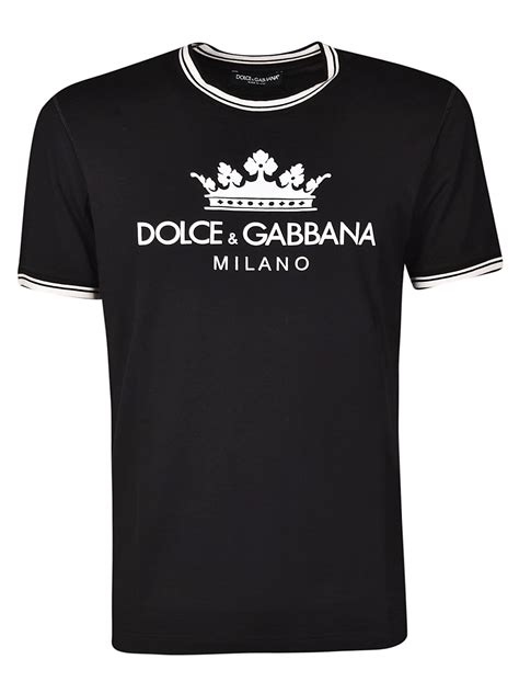 dolce gabbana t shirt damen schwarz|dolce gabbana t shirt langarm.